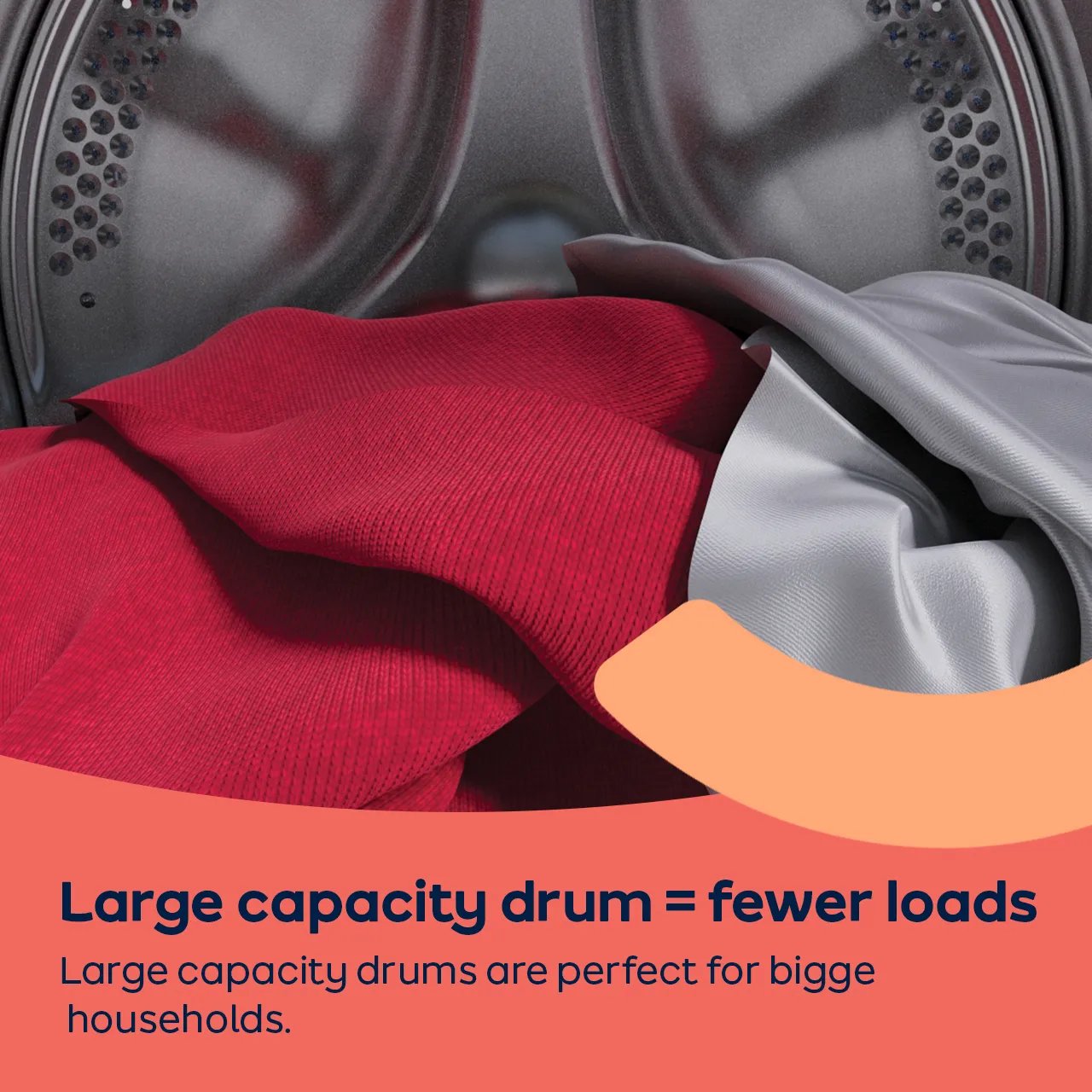 Hoover-LargeCapacity Washing Machine -14kg- Hoover - HW414AMC_1_WH0984-H - L C - Merchand Cart