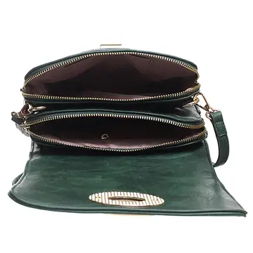 Sukumall-Bessie-Vintage-ladies-flap-over-cross-body-bag-Green-O Sukumall-Bessie Vintage ladies flap over cross body bag-Green-O
