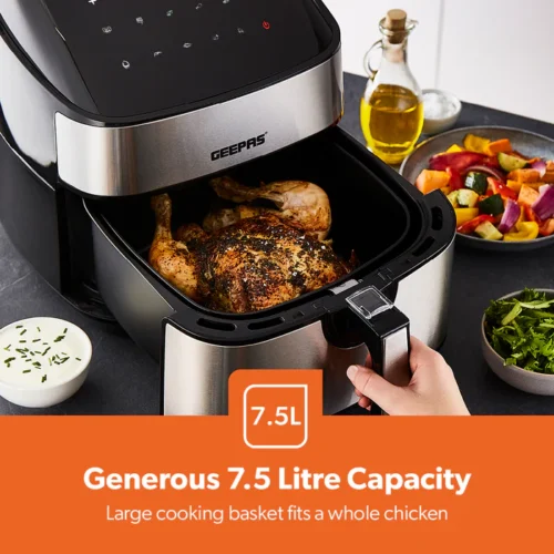 GAF37530UK7.5LDigital-AirFryer-Geepas-10inone-vortex-Merch-&-Cart GAF37530UK7.5LDigital-AirFryer-Geepas-10inone-vortex-Merch-&-Cart
