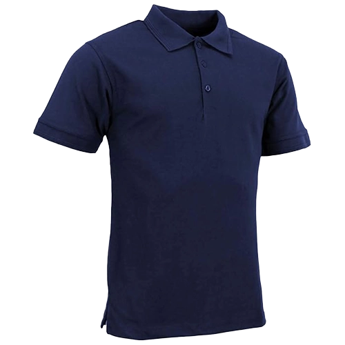 Polo-Shirt-Urban-Road-Mens-Premium-Comfort-Fit-Short-Sleeve-Plain-Navy-Merch-&-Cart