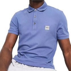 Blue BOSS Passenger Slim Fit Logo Polo Merch & Carter