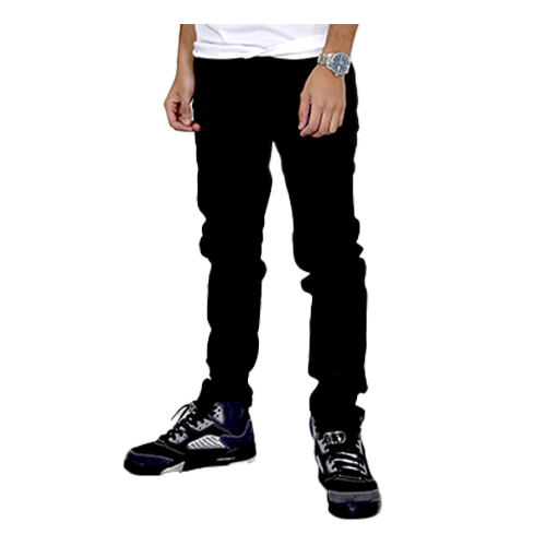 FC120049-c Black Skinny Fit Basic Jean