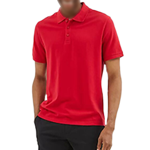 polo tee red