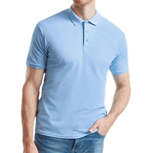 polo tee blue
