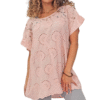 Floral Embroidered Pattern Tunic Cotton Top